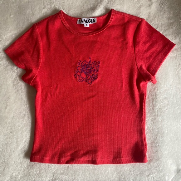 I. AM. GIA. Emily Tee Top. Size Small - Picture 2 of 5